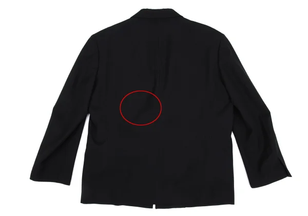 Yohji Yamamoto FEMME Wool Gabardine Net Pocket Design Jacket K-167977_014