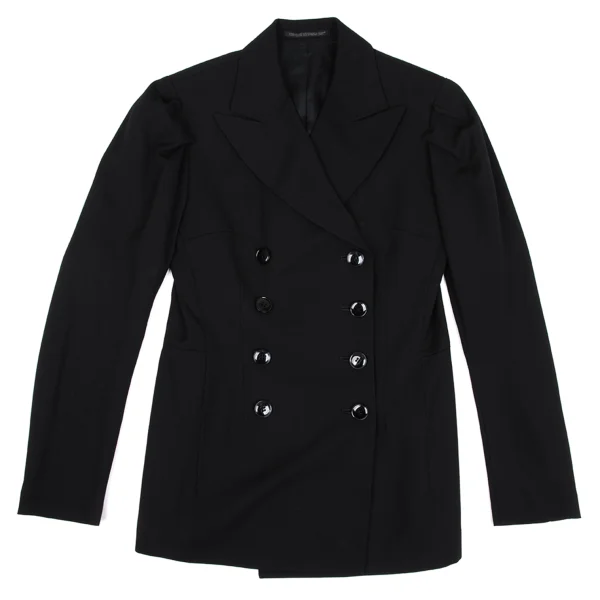 Yohji Yamamoto FEMME Wool Gabardine Shoulder Design Jacket K-167979_002