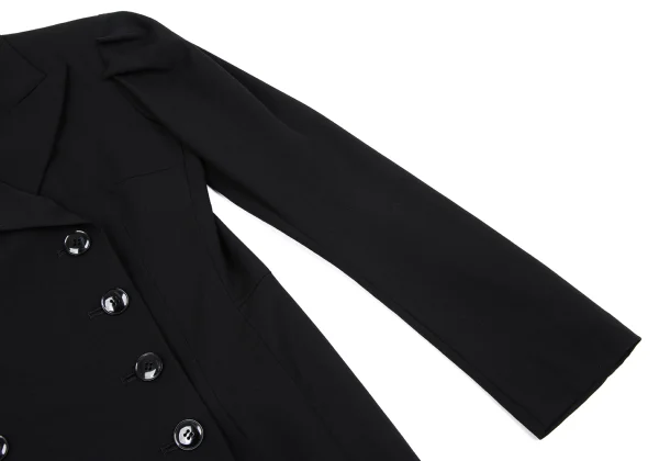 Yohji Yamamoto FEMME Wool Gabardine Shoulder Design Jacket K-167979_006