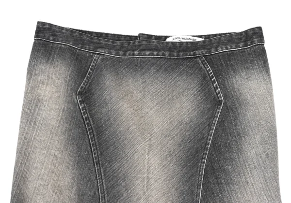 JUNYA WATANABE COMME des GARCONS Dusty Distressed Denim Skirt K-167981_003