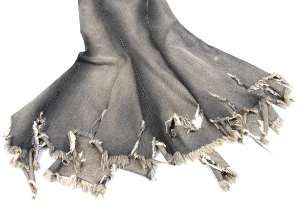 JUNYA WATANABE COMME des GARCONS Dusty Distressed Denim Skirt K-167981_004