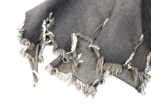 JUNYA WATANABE COMME des GARCONS Dusty Distressed Denim Skirt K-167981_005