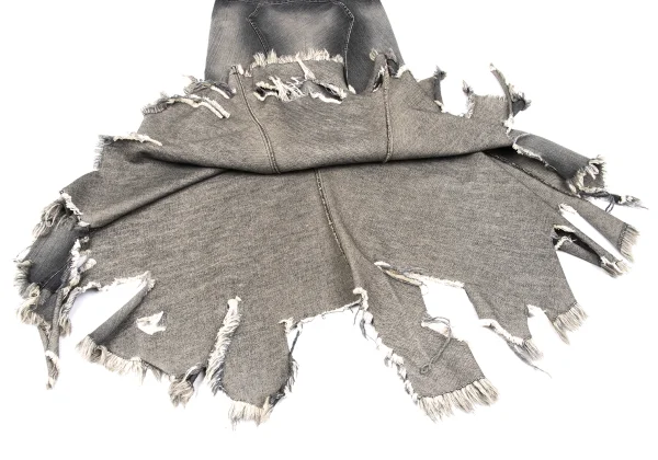 JUNYA WATANABE COMME des GARCONS Dusty Distressed Denim Skirt K-167981_006