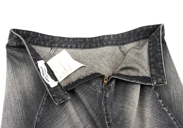 JUNYA WATANABE COMME des GARCONS Dusty Distressed Denim Skirt K-167981_009