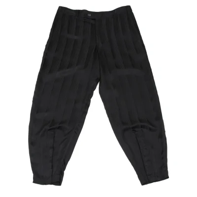 Yohji Yamamoto POUR HOMME Stripe Silk Pants