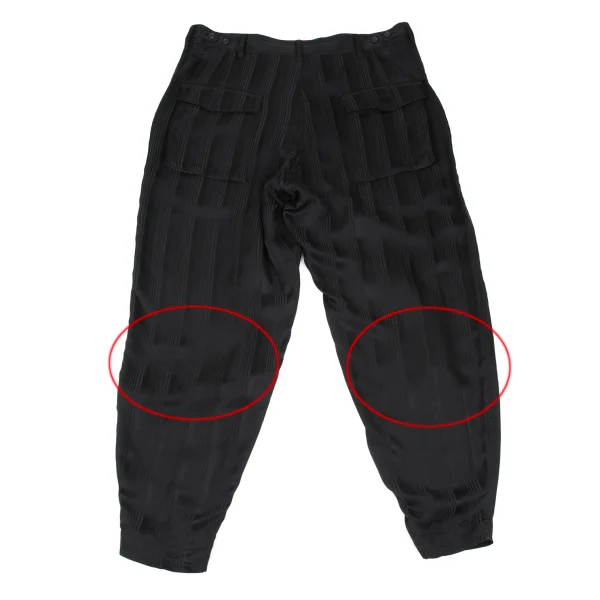 Yohji Yamamoto POUR HOMME Stripe Silk Pants K-167984_012