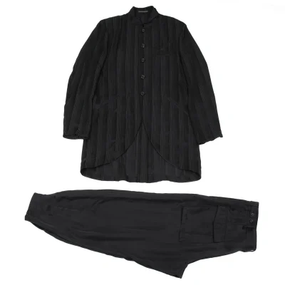 Yohji Yamamoto POUR HOMME Stripe Silk Jacket & Pants