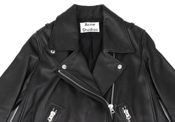 Acne Studios Leather Motorcycle Jacket K-167986_003
