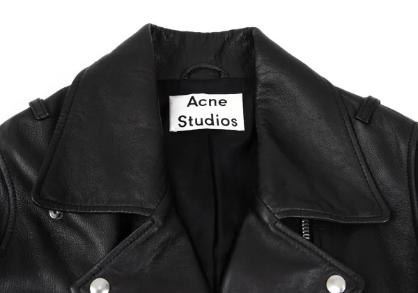 Acne Studios Leather Motorcycle Jacket K-167986_004