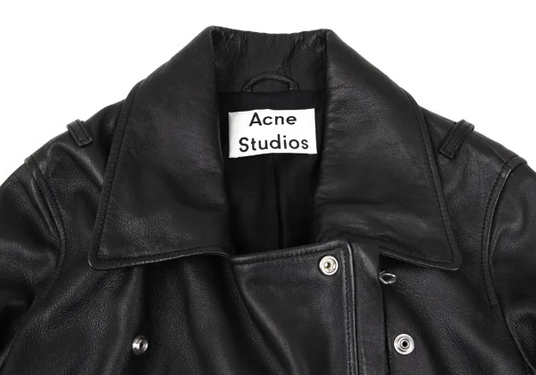 Acne Studios Leather Motorcycle Jacket K-167986_005