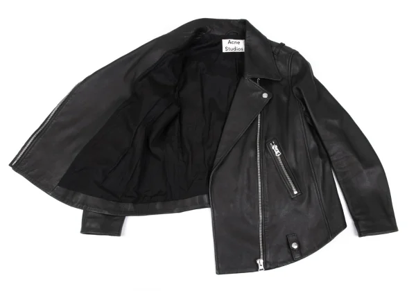 Acne Studios Leather Motorcycle Jacket K-167986_013