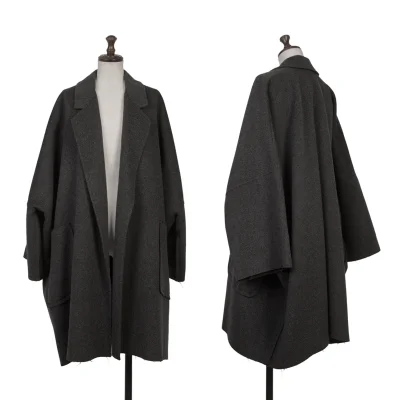 HELMUT LANG Cashmere Blended Wool Loose Fit River Court