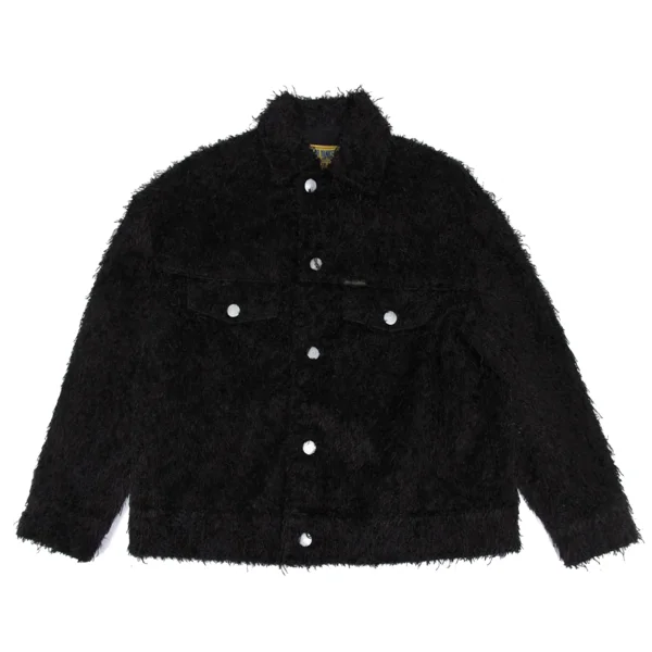 HYSTERIC GLAMOUR KINKY Shaggy Track Jacket Black F K-167988_001