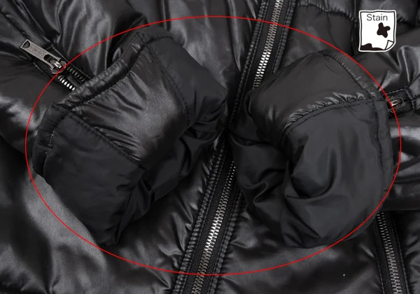 HYSTERIC GLAMOUR SOFILETA Quilted Nylon Motorcycle Jacket K-167989_012