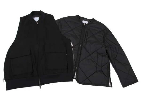 UN3D. Vest Layered Quilted Blouson K-167992_015