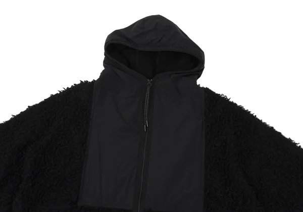 Scye Switching Shaggy Blouson K-167994_003