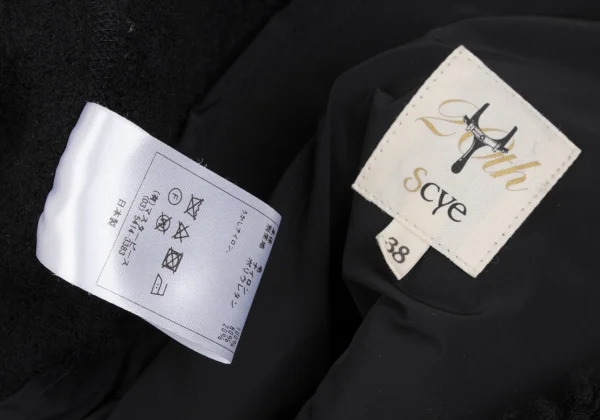 Scye Switching Shaggy Blouson K-167994_015