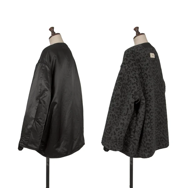 StandAlone Cotton Blend Leopard Boa Reversible Jacket K-167998_002