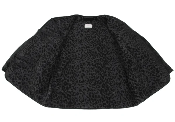 StandAlone Cotton Blend Leopard Boa Reversible Jacket K-167998_012