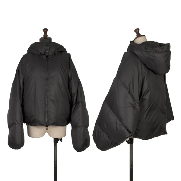 ヘリンドットサイHeRIN.CYE ポリドルマンデザインショートダウンジャケット 黒36