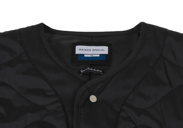 MAISON SPECIAL Switching Snap Button Quilted Padded Coat K-168000_004