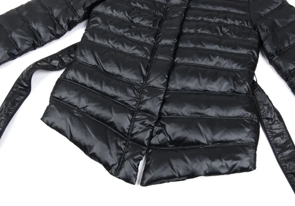 LE CIEL BLEU Nylon Belted Down Jacket K-168002_008