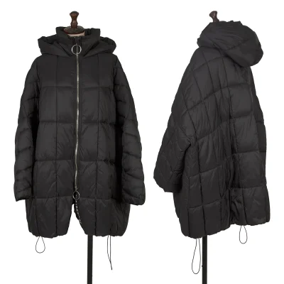SEMICOUTURE Ring Zip Design Box Quilted Padded Jacket