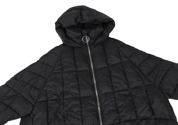 SEMICOUTURE Ring Zip Design Box Quilted Padded Jacket K-168004_003