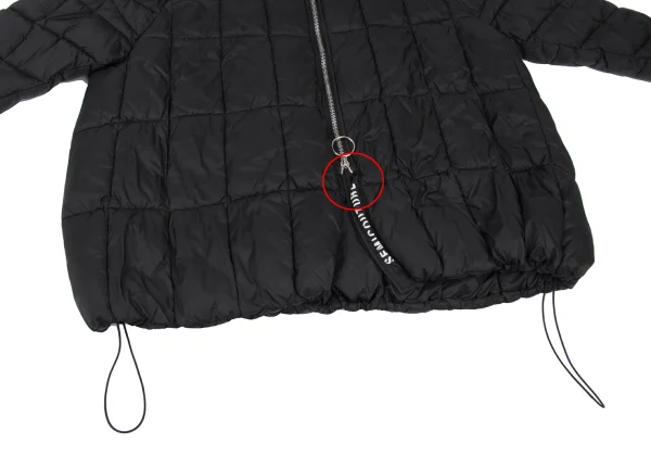 SEMICOUTURE Ring Zip Design Box Quilted Padded Jacket K-168004_007