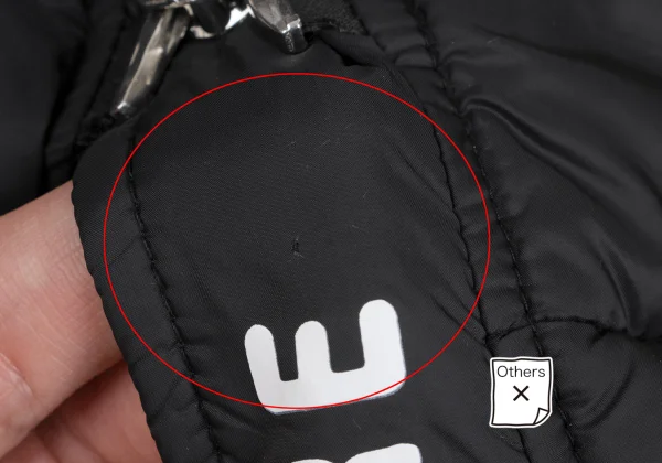 SEMICOUTURE Ring Zip Design Box Quilted Padded Jacket K-168004_008