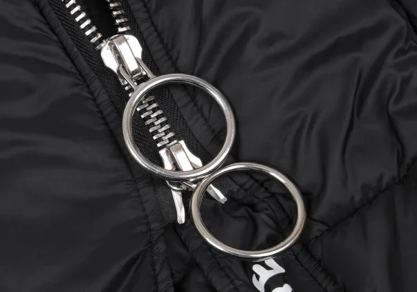 SEMICOUTURE Ring Zip Design Box Quilted Padded Jacket K-168004_009