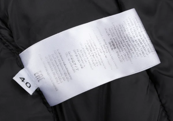 SEMICOUTURE Ring Zip Design Box Quilted Padded Jacket K-168004_017