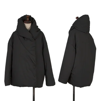 AP STUDIO Shawl Collar Padded Jacket