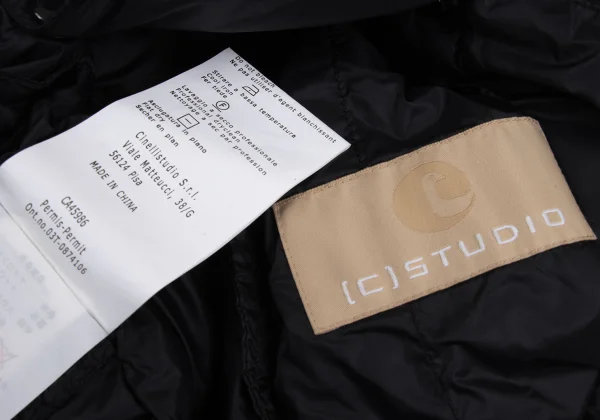 Cinelli Studio Nylon Round Silhouette Goose Down Jacket K-168008_018