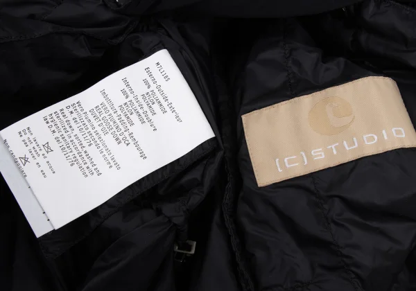 Cinelli Studio Nylon Round Silhouette Goose Down Jacket K-168008_019