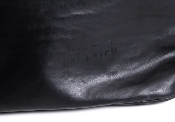 ジャンポールゴルチエ オムJean Paul GAULTIER HOMME がま口コーティングドクターバッグ 黒 K-168011_007