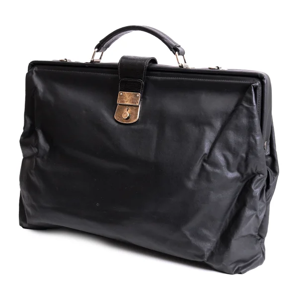 Jean Paul GAULTIER HOMME Coating Doctor Bag Black  K-168015_001