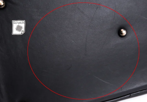 ジャンポールゴルチエ オムJean Paul GAULTIER HOMME がま口コーティングドクターバッグ 黒 K-168016_011