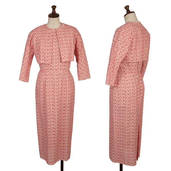 COMME des GARCONS Floral Lace Ensemble Pink,White S K-168019_001