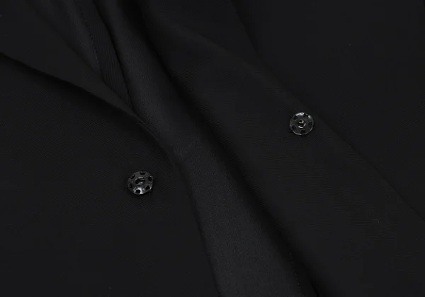 Yohji Yamamoto NOIR Silk Rayon Sheer Snap Button Jacket K-168021_011