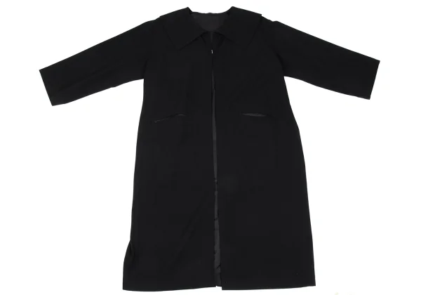 Y's Wool Cape Collar Hook-and-eye Coat K-168022_002