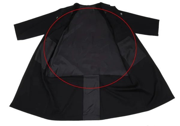 Y's Wool Cape Collar Hook-and-eye Coat K-168022_011