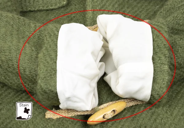 tricot COMME des GARCONS Wool Blend Yoke Switching Duffle Coat K-168023_008