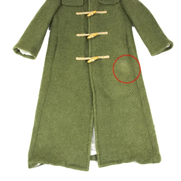 tricot COMME des GARCONS Wool Blend Yoke Switching Duffle Coat K-168023_009