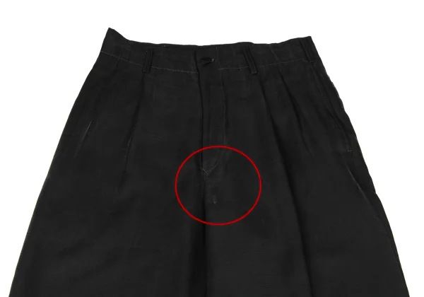 Yohji Yamamoto POUR HOMME Silk Striped Tapered Pants K-168025_002