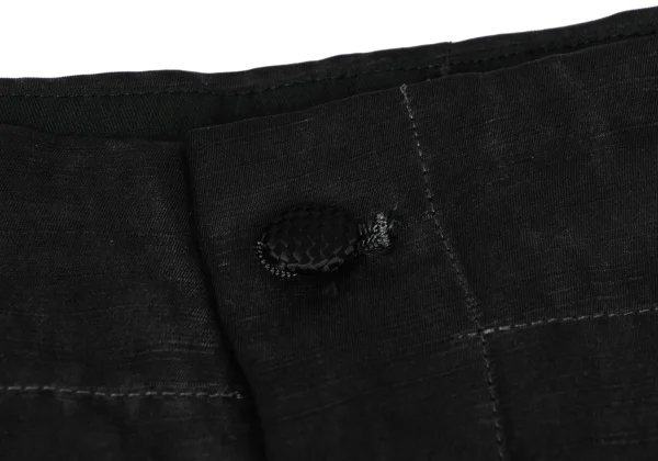 Yohji Yamamoto POUR HOMME Silk Striped Tapered Pants K-168025_004