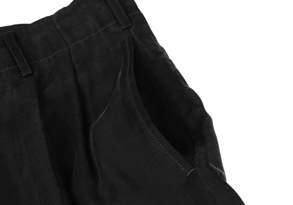 Yohji Yamamoto POUR HOMME Silk Striped Tapered Pants K-168025_005