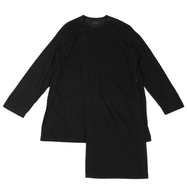 s'yte Asymmetry Half Layered Cardigan Black 3 K-168030_001