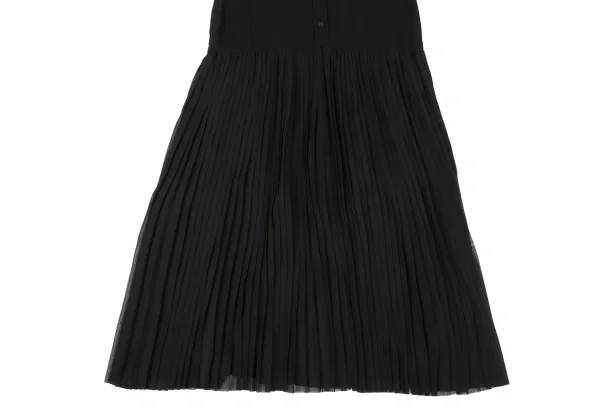 KAYO NAKAMURA by Y's Pleats Switching Sleeveless Shirt Dress K-168032_009