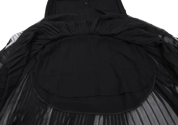 KAYO NAKAMURA by Y's Pleats Switching Sleeveless Shirt Dress K-168032_011